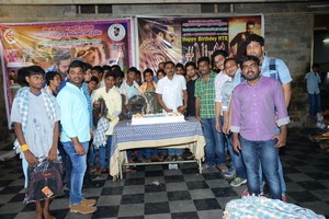 Fans Celebrate NTR Birthday at Don Bosco School